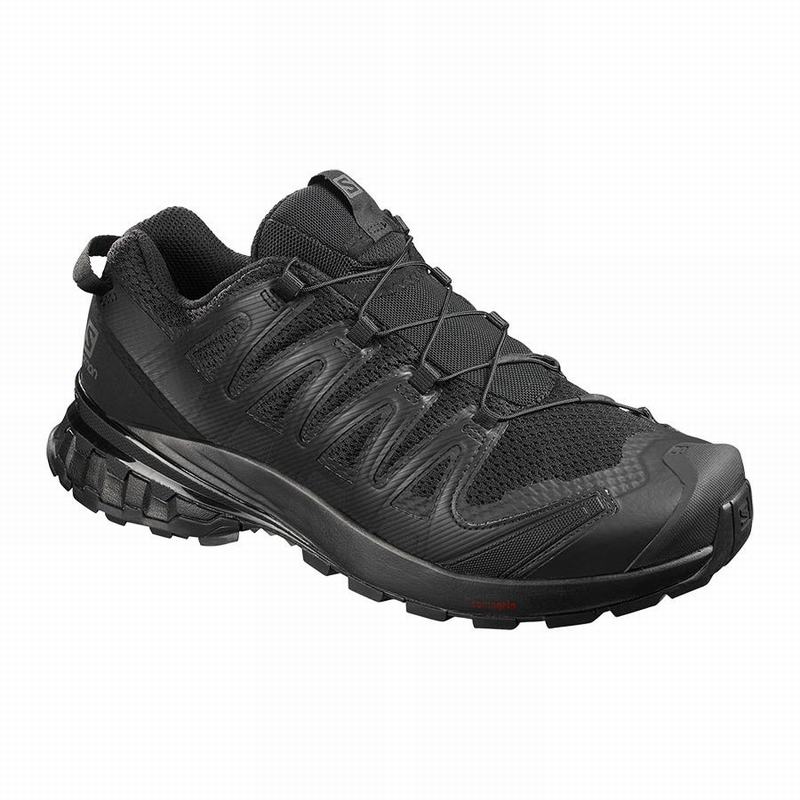 Salomon Israel XA PRO 3D V8 WIDE - Mens Trail Running Shoes - Black (HRJE-02943)